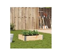 Jardinière 80x60 cm bois de pin massif