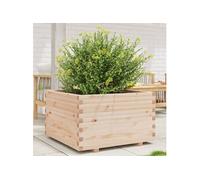 Jardinière 80x80x49,5 cm bois de pin massif