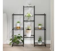 vidaXL Jardinière 343123 – 83 x 25 x 100 cm – Noir fer