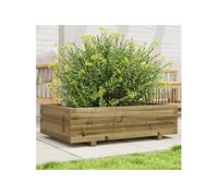Jardinière 90x60x26,5 cm bois de pin imprégné847347