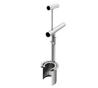 Jardinière à bulbes en acier inoxydable | Bouchon de gazon robuste pour creuser des trous pour planter des tulipes, , jonquilles | Transplanteur de bulbes de jardinage pour pot de plantation de