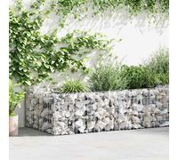Jardinière à Gabion 180x90x50 cm Décoration Jardin Terrasse Parterre vidaXL