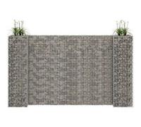 Vidaxl Jardinière À Gabion En H Fil D'acier 260x40x150 Cm