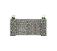 Vidaxl Jardinière À Gabion En H Fil D'acier 260x40x120 Cm