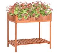 Vidaxl Jardiniã¿Re Ã Herbes 80x60x80 Cm Bois De Sapin Massif