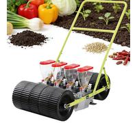Jardinière à pousser pour semis de jardin, rangée réglable et profondeur d'espacement des plantes, outil à main portable pour planter des fleurs de maïs, soja et cacahuètes