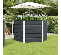 vidaXL Jardinière Bac à fleurs – Cache-pot moderne en acier