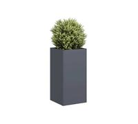 vidaXL Jardinière Anthracite 40x40x80 cm Acier laminé à Froid