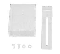 Jardinière Aquatique Transparente pour Aquarium, Support pour Plantes Aquatiques suspendues en Acrylique Transparent avec Crochet et Trous pour Plantes Aquatiques et Petits (Petit Crochet)