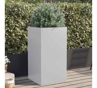 vidaXL Jardinière argentée 42×38×75 cm acier galvanisé