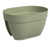 ARTEVASI Jardinière balcon CAPRI CAMPANA - 40 ma - Vert cendré - 39 x 25,6 x 22,5 cm