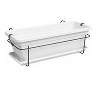 Artevasi Kit jardinière Venezia 50 cm balcon Blanc