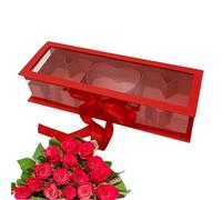 Jardinière avec couvercle, bac à fleurs pour la fête des mères | Boîte à fraises vide pour maman, élégante jardinière en carton pour bonbons, fraises, chocolat, collations et maquillage
