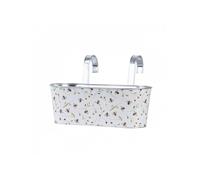 Jardinière avec crochets - motif abeille - L 39,3 x P 28,9 x H 26,2 cm - Acier galvanisé