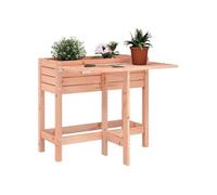 Vidaxl Jardinière Avec Dessus De Table Pliable Bois De Douglas Massif