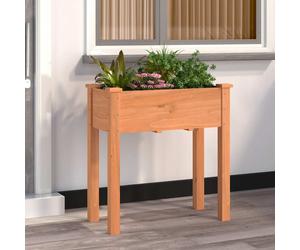 Jardinière avec doublure gris 161x45x76 cm bois massif de sapin vidaXL