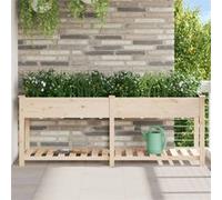 Jardinière Vidaxl Avec Étagère 203x53x76 Cm En Bois Massif De Sapin