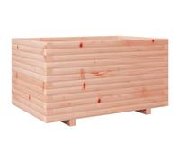 Jardinière avec Pieds et Drain, Parterre de Fleurs, pour Jardin, Terrasse, Patio, Balcon, Résistant aux intempéries, 90x60x49,5 cm Bois Massif de Douglas