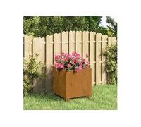 Jardinières avec Pieds Bacs à Fleurs Jardin 2 pcs Rouillé Acier Corten vidaXL