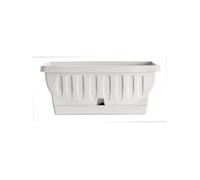 Jardinière avec soucoupe "Natura" - Blanc - 3,5L