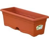 Jardinière avec soucoupe Plastiques Terracota Polypropylène 80 x 20 cm