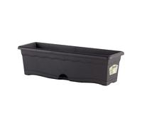 Jardiniere rectangulaire - 60 X 20 cm avec plateau - Anthracite