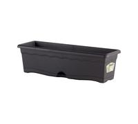 Jardinière avec support Plastiken Anthracite polypropylène 80 x 20 cm