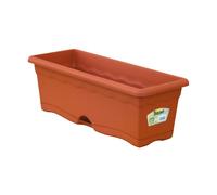 Jardinière avec support Plastiken Terre cuite polypropylène Plastique 60 x 20