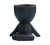 Jardinière avec tête de vase de fleurs visage | Pots de fleurs Petits pots en céramique d'intérieur | forme vase décoratif moderne pour l'intérieur, , cactus