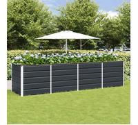 vidaXL Jardinière Anthracite 240 x 80 x 75 cm Acier