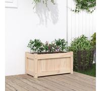 vidaXL Jardinière surélevée Bac à fleurs Bois de pin massif 60x31x31 cm