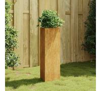 Vidaxl Jardinière 30x26x75 Cm Acier Corten