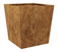 Jardinière bac lit surélevé plantes fleurs terrasse 50 x 50 x 50 cm marron