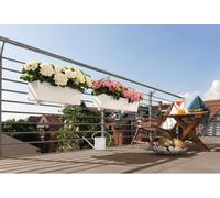 Jardiniere - Balconera color 80 - Kit complet - Blanc - 12 L - LECHUZA