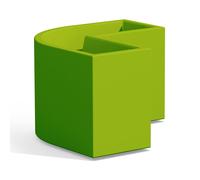 JARDINIÈRE BALCONNIÈRE ANGULAIRE PISCINE TERRASSE PATIO POT DE FLEURS VERT