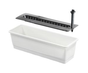 Jardinière BALCONY, largeur : 750 mm, blanc