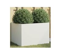 vidaXL Jardinière Blanc 62x47x46 cm Acier