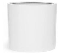 Jardinière - Blumfeldt Gendt - En fibre de pierre - 29 x 27 cm (ØxH) - Blanc brillant Blanc G