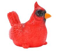 Jardinière Cardinal Rouge Pot à Oiseaux Décoratif pour Usage Intérieur Extérieur Support Succulent Résine 1 Unité