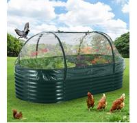 Jardinière Carré potager Surélevé De Haute Qualité Potager Surélevé Durable Et Pratique Idéal Pour Légumes 240×120×63cm Vert