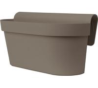 Jardinières Cassetta Haut 50cm Taupe Balconnière Fleurs Terrasse Balcon Jardin