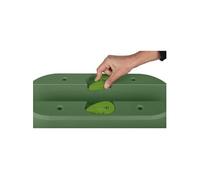 Jardiniere Cavaliere Osaka 19,5 L - Eda - Systeme De Fixation - Pour Balcons Et Rambardes - Vert Laurier