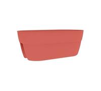 Jardiniere Cavaliere - Osaka - 19,5 L - Pour Balcons et Rambardes - 56 x 30,1 x H. 20,6 cm - Orange Terre Battue