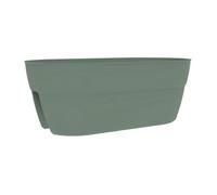 EDA Jardinière Cavalière OSAKA 19,5 L 56×30,1×20,6 cm Système de fixation Vert laurier