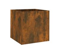 vidaXL Jardinière Chêne fumé – Bois d'ingénierie 40 x 40 x 40 cm