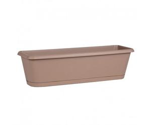 Jardinière Chorus 60 taupe - 58,8 x 18,8 x 16,1cm - 11.6L - EDA Plastique