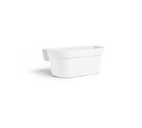 Jardiniere+Crochet - Star - Blanc 50 X 21 Cm - Fixation Facile - Réserve D'Eau - Recy t 100% Recyclable