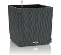 Jardiniere - Cube cottage 40 - Kit complet - Granit - 31 L - LECHUZA