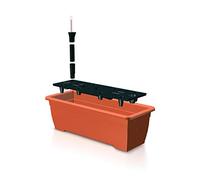 Jardinière de Balcon Prosperplast 7,5 L en Terre Cuite avec SYSTEME D'ARROSAGE 50 x 19 x 16 cm