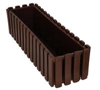 Jardinière de balcon - Rustique - Marron - Plastique - 60 cm (58x18x16 cm)
